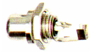 Plug RCA Fêmea metálica com porca