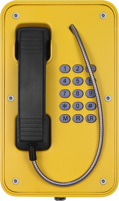 TELEFONE ROBUSTO COM COM CAIXA DE ALUMÍNIO