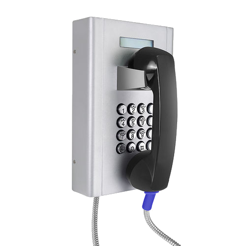 TELEFONE ROBUSTO EXTERNO COM CORPO EM AÇO 