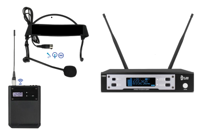 TUC-MICHSF - Microfone Sem Fio UHF
