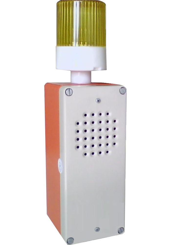 Indicador Audiovisual para Telefone uso Externo - Aplicação Industrial