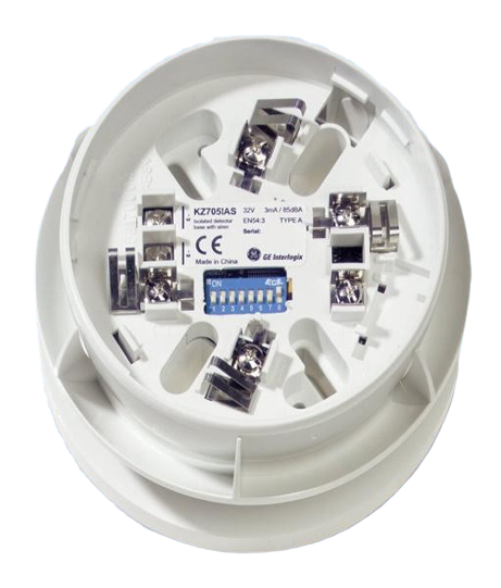 KZ705IAS Base Universal com Isolador e Sirene para Detectores da Série KL700A