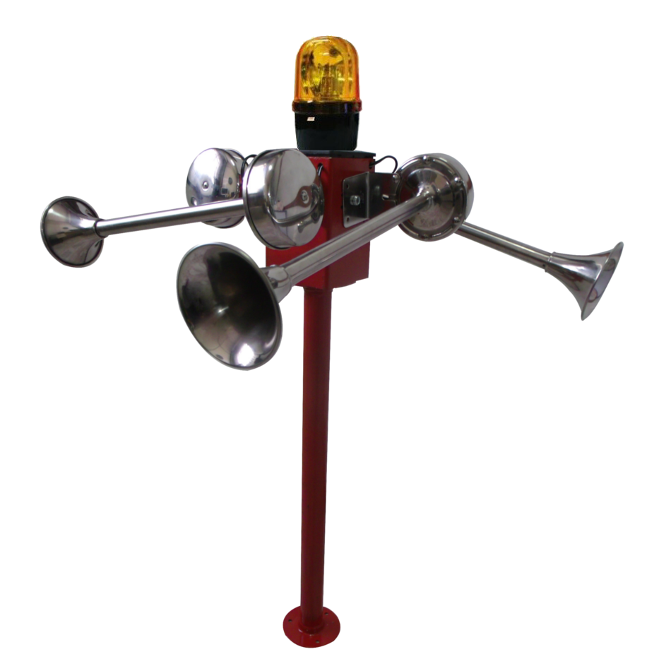 Sirene Multi-direcional Eletropneumática Industrial Para Ambientes Agressivos - Tucano