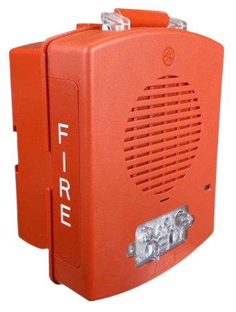 Audiovisual Vermelho LED 24V de Uso Externo com Candela Ajustável